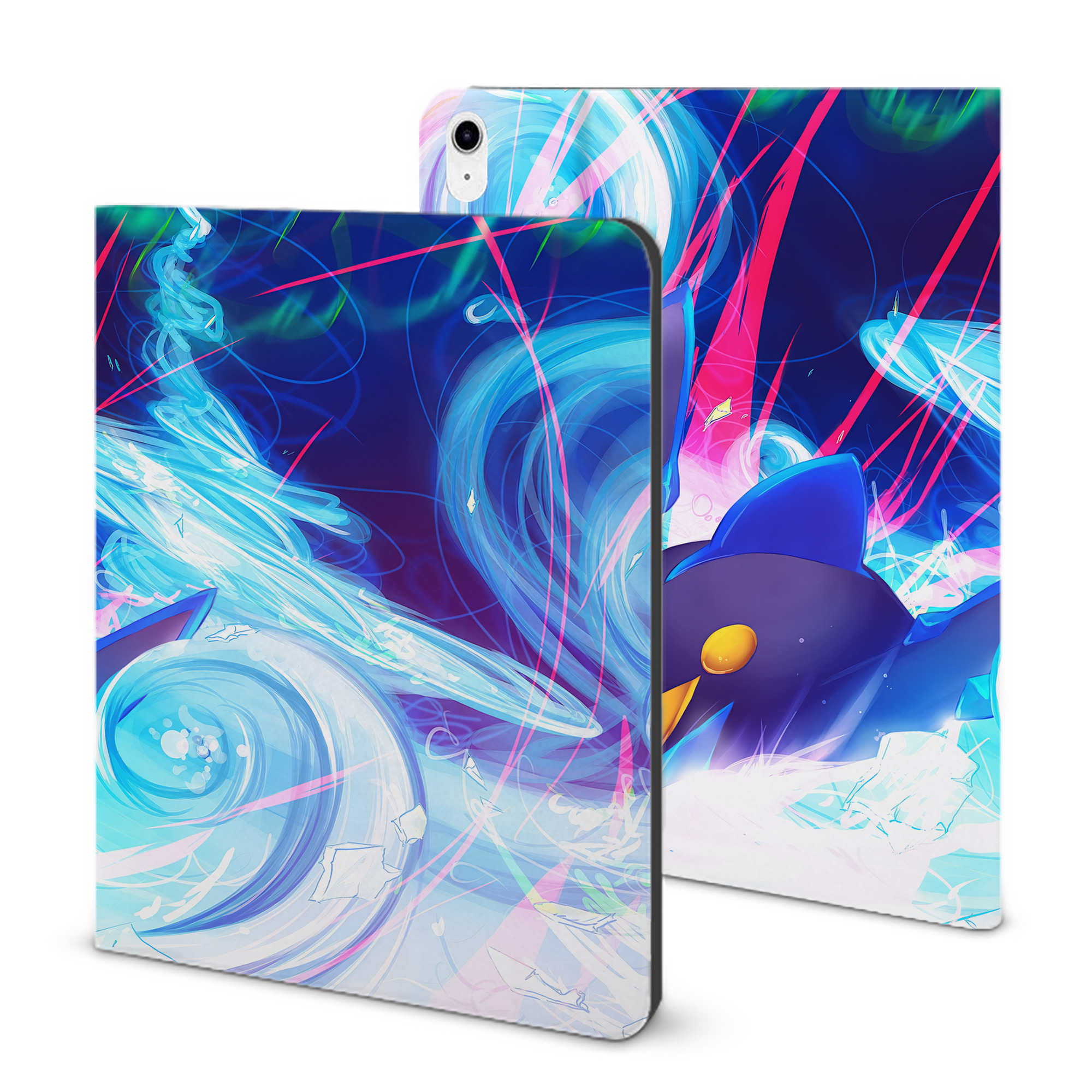 （画像用） ポケットモンスター Pokémon IPad ケース ブック型 PUレザー TPU 耐衝撃 軽量 薄型 ペン収納なし 全面保護 IPad 各モデル対応